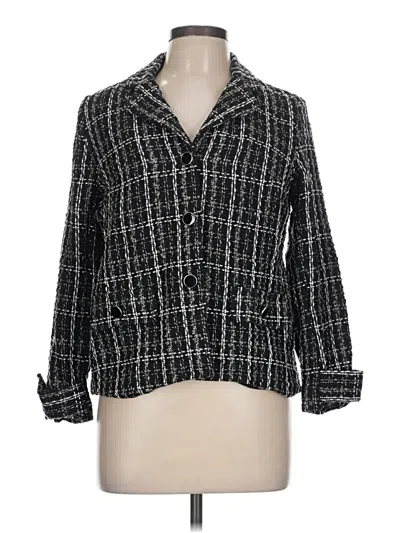 Ny Collection Blazer Jacket In Black
