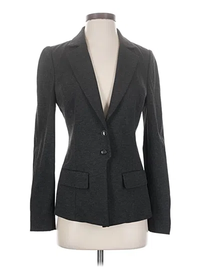Pre-owned Ny Collection Blazer Jacket In Gray