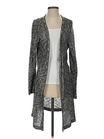Pre-owned Ny Collection Cardigan Sweater In Gray