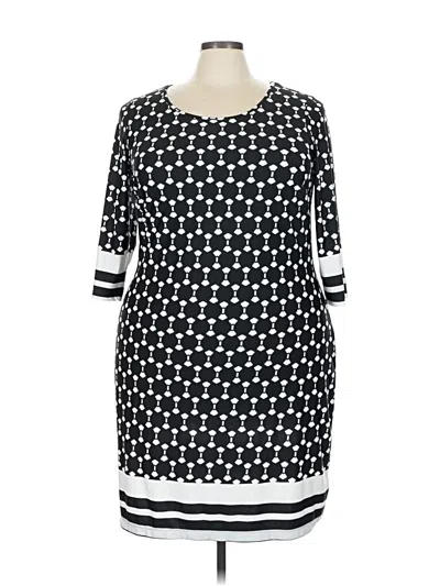 Pre-owned Ny Collection Casual Dress In Black