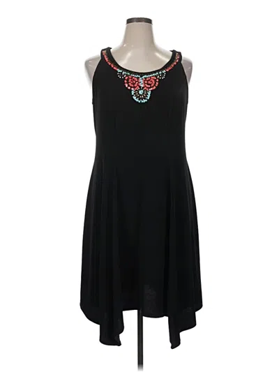 Pre-owned Ny Collection Casual Dress In Black