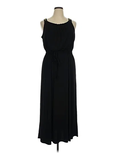 Pre-owned Ny Collection Casual Dress In Black
