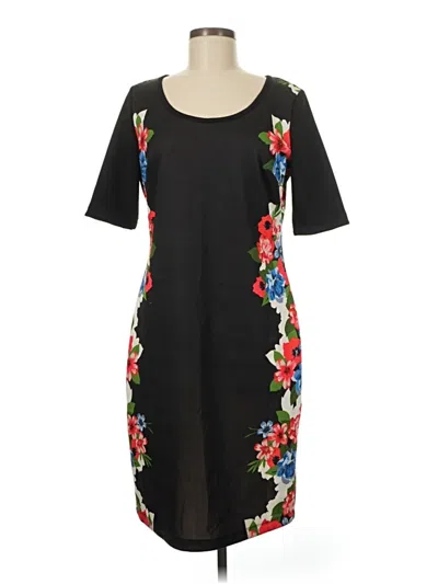 Pre-owned Ny Collection Casual Dress In Black