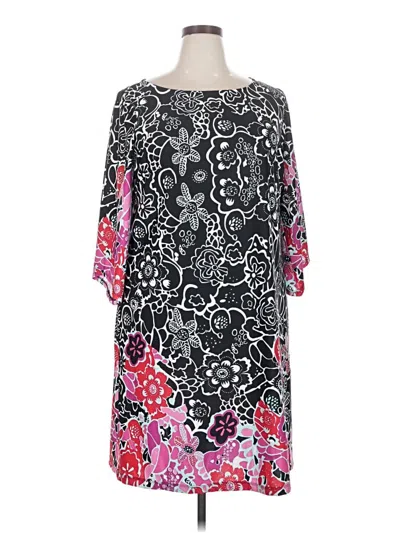 Pre-owned Ny Collection Casual Dress In Black