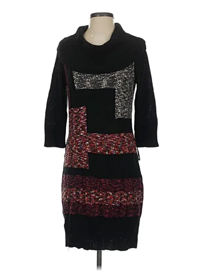 Pre-owned Ny Collection Casual Dress In Black