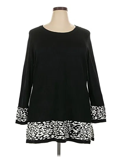 Pre-owned Ny Collection Casual Dress In Black