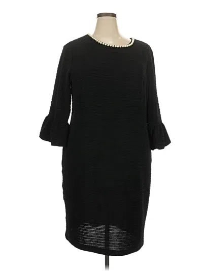 Pre-owned Ny Collection Casual Dress In Black