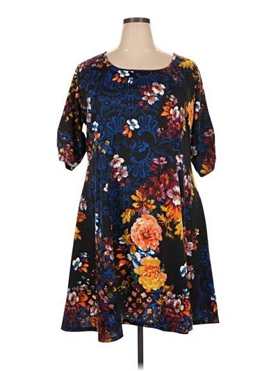 Pre-owned Ny Collection Casual Dress In Black