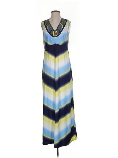 Pre-owned Ny Collection Casual Dress In Blue