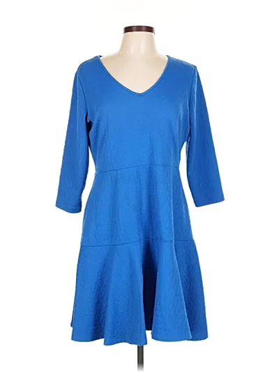 Pre-owned Ny Collection Casual Dress In Blue