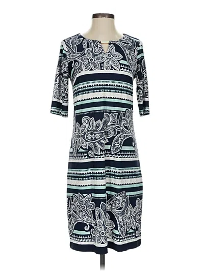 Ny Collection Casual Dress In Blue