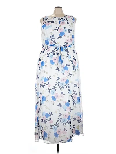 Pre-owned Ny Collection Casual Dress In Blue