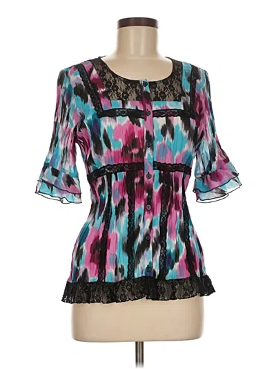 Pre-owned Ny Collection Casual Dress In Blue