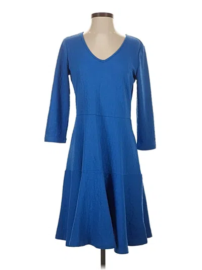 Pre-owned Ny Collection Casual Dress In Blue