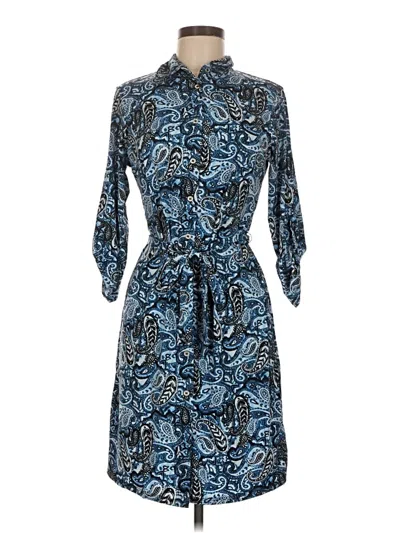 Pre-owned Ny Collection Casual Dress In Blue