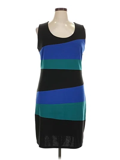 Pre-owned Ny Collection Casual Dress In Blue