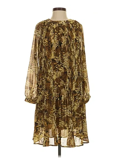 Pre-owned Ny Collection Casual Dress In Gold