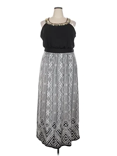 Pre-owned Ny Collection Casual Dress In Gray