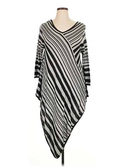 Pre-owned Ny Collection Casual Dress In Gray