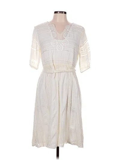 Pre-owned Ny Collection Casual Dress In Ivory