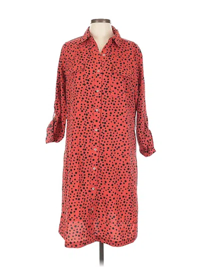 Pre-owned Ny Collection Casual Dress In Red