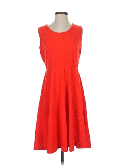 Pre-owned Ny Collection Casual Dress In Red