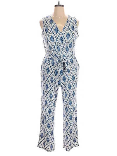 Pre-owned Ny Collection Casual Dress In White