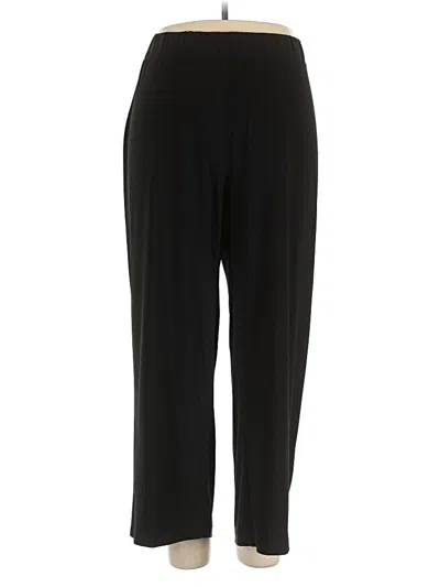 Pre-owned Ny Collection Casual Pants In Black