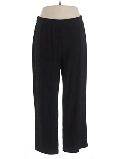 Pre-owned Ny Collection Casual Pants In Black