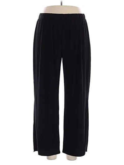 Pre-owned Ny Collection Casual Pants In Black