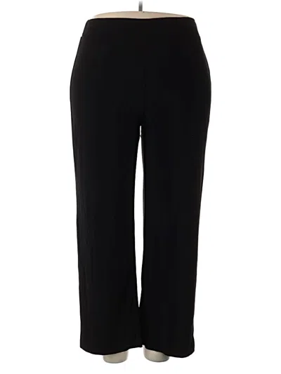 Pre-owned Ny Collection Casual Pants In Black