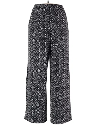 Pre-owned Ny Collection Casual Pants In Black