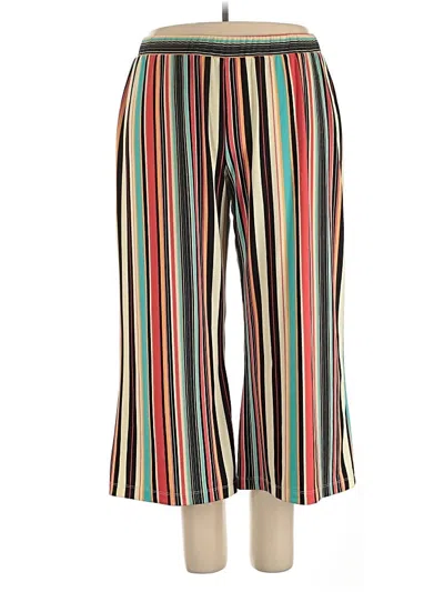Pre-owned Ny Collection Casual Pants In Green