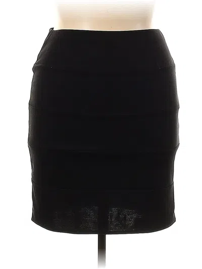 Pre-owned Ny Collection Casual Skirt In Black