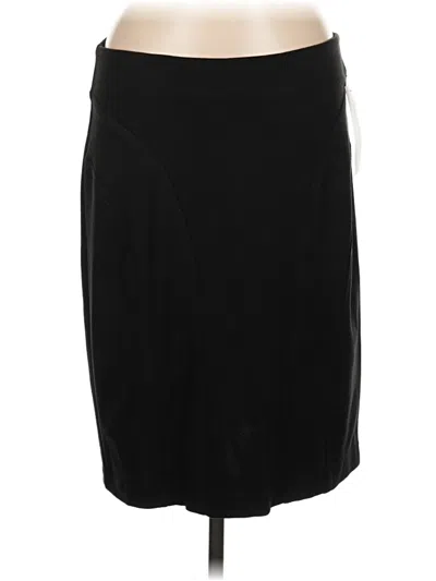 Pre-owned Ny Collection Casual Skirt In Black