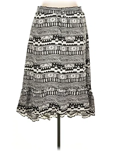 Pre-owned Ny Collection Casual Skirt In Black