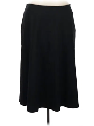 Pre-owned Ny Collection Casual Skirt In Black