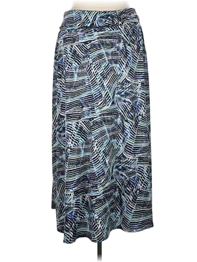 Pre-owned Ny Collection Casual Skirt In Blue