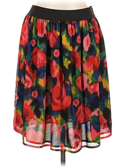 Pre-owned Ny Collection Casual Skirt In Red
