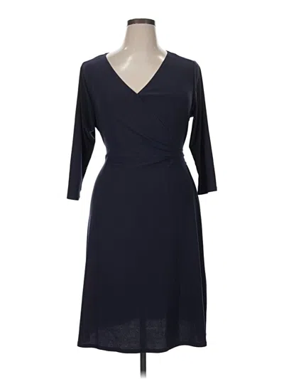 Pre-owned Ny Collection Cocktail Dress In Blue