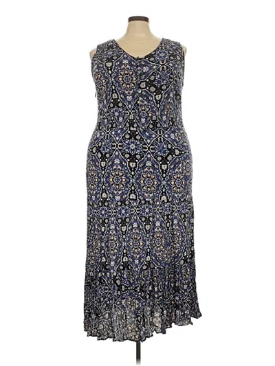 Pre-owned Ny Collection Cocktail Dress In Blue