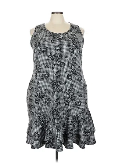 Pre-owned Ny Collection Cocktail Dress In Gray