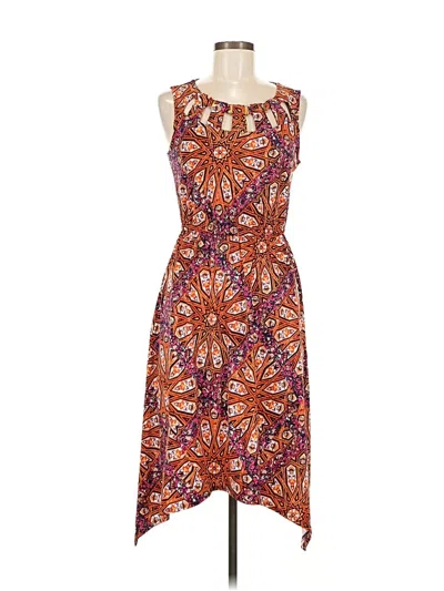 Pre-owned Ny Collection Cocktail Dress In Orange