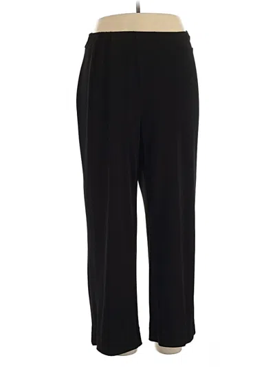 Pre-owned Ny Collection Dress Pants In Black