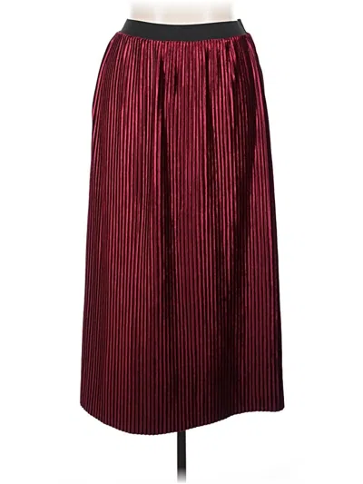 Ny Collection Formal Skirt In Burgundy