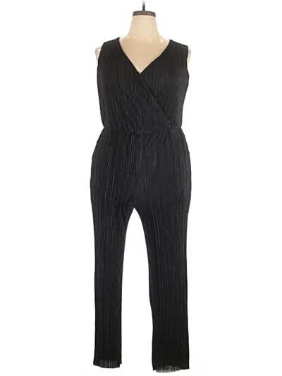 Pre-owned Ny Collection Jumpsuit In Black