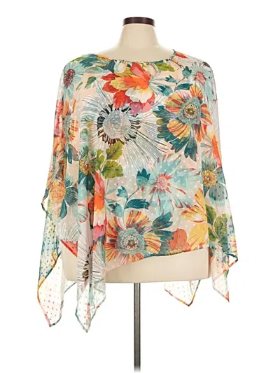 Pre-owned Ny Collection Kimono In Teal