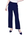 Ny Collection Plus Size Pull On Slim Leg Pants In Blue