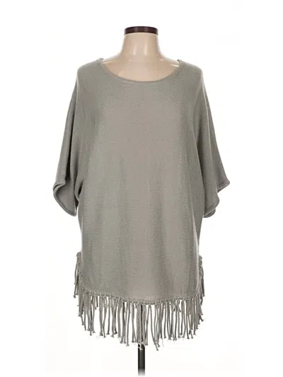 Pre-owned Ny Collection Pullover Sweater In Gray