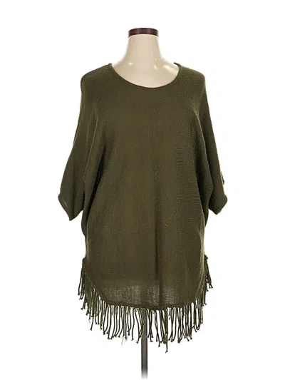 Pre-owned Ny Collection Pullover Sweater In Green